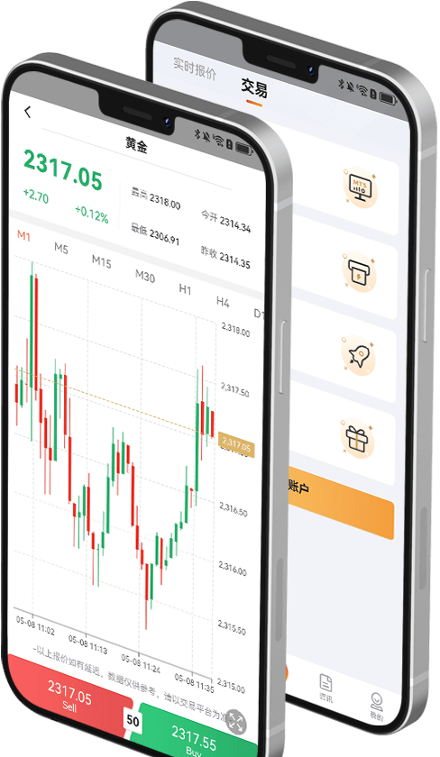 领峰环球APP 交易界面演示